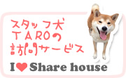 スタッフ犬TAROの訪問サービス